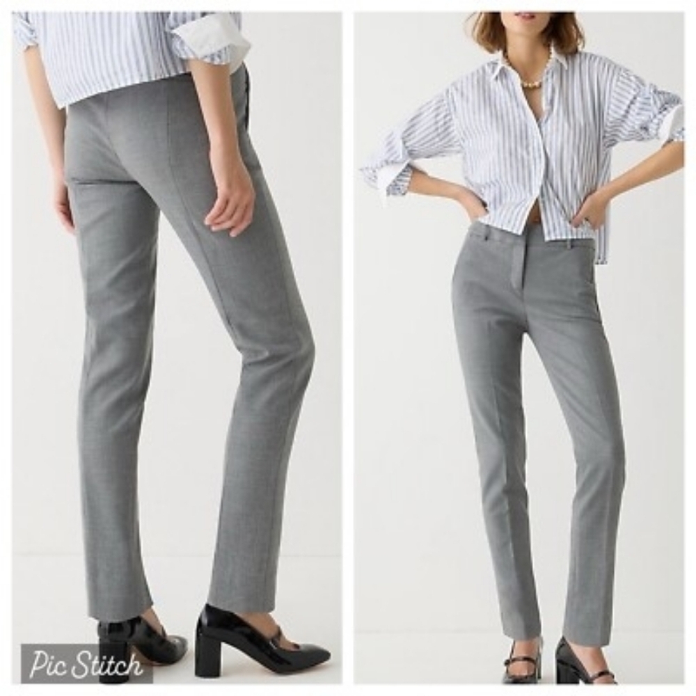 J. Crew High Waist Dress Trousers Pants Cameron Size 8T Tall